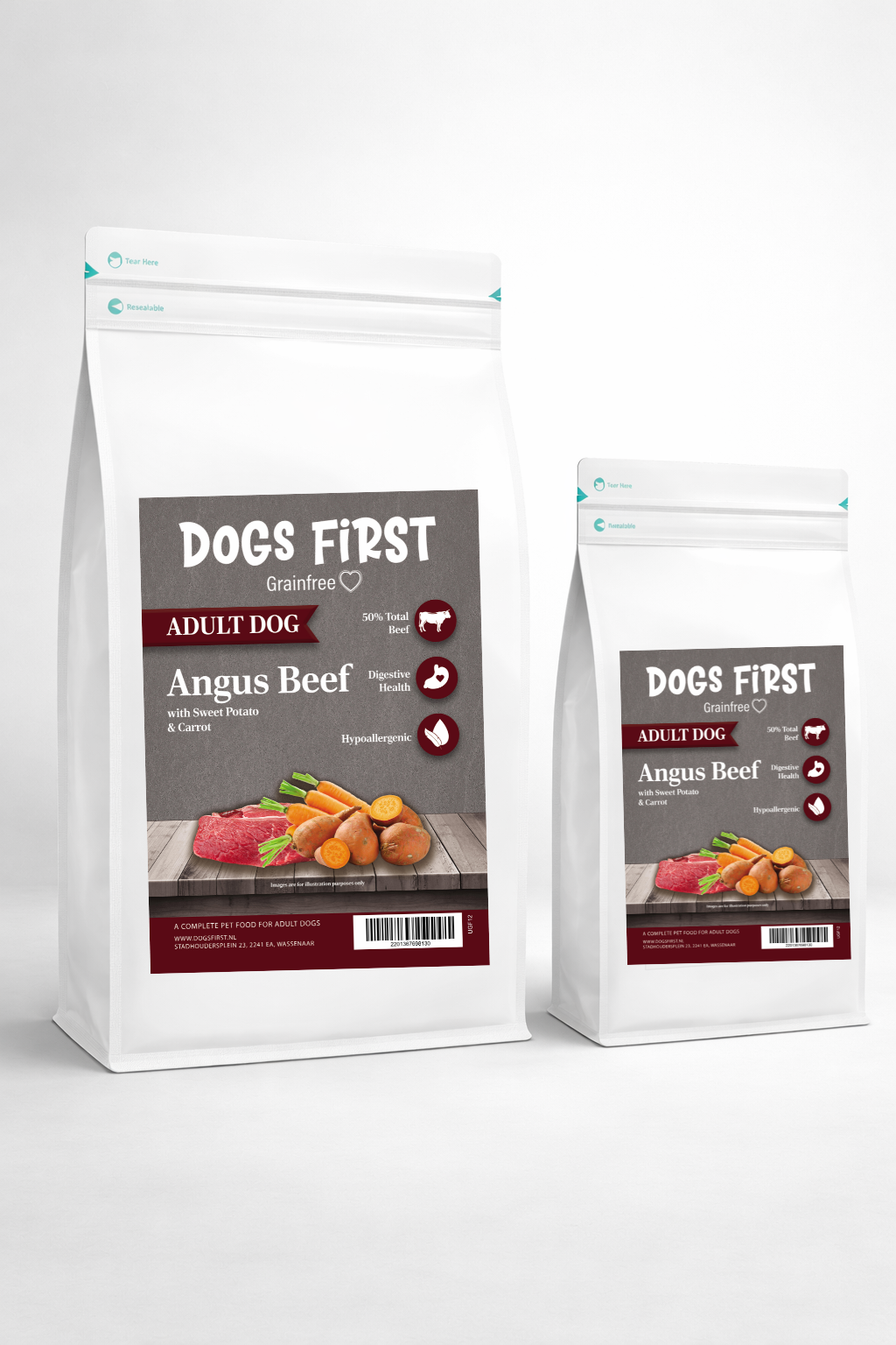Dogs First Angus Beef met Zoete Aardappel