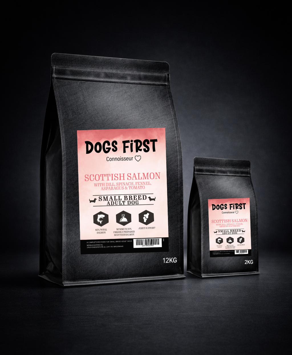 Dogs First Connoisseur Adult Salmon Small Breed